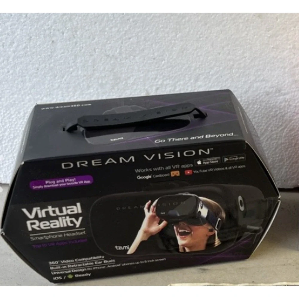 Tzumi Dream Vision Pro Virtual Reality Headset with Bluetooth